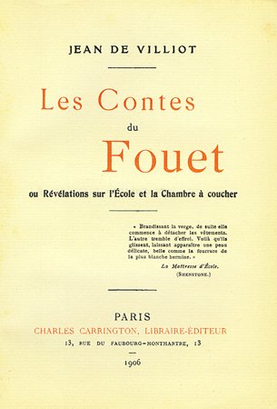 Les Contes du Fouet