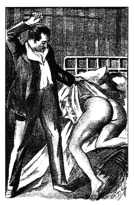 « … Elle sentit la chemise légère qui remontait et sa croupe se crispa…« « … Elle sentit la chemise légère qui remontait et sa croupe se crispa…«